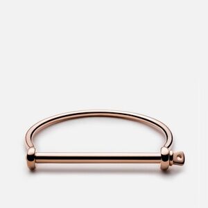 Miansai Rose Gold Thin Screw Cuff